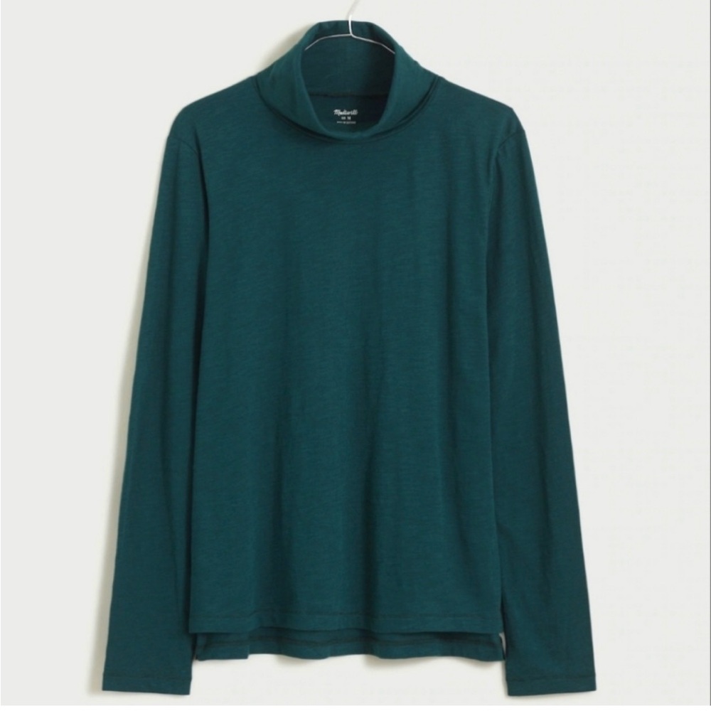 Madewell Whisper Cotton Turtleneck Top XS